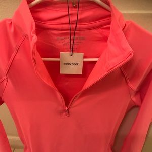Pink pullover sport shirt